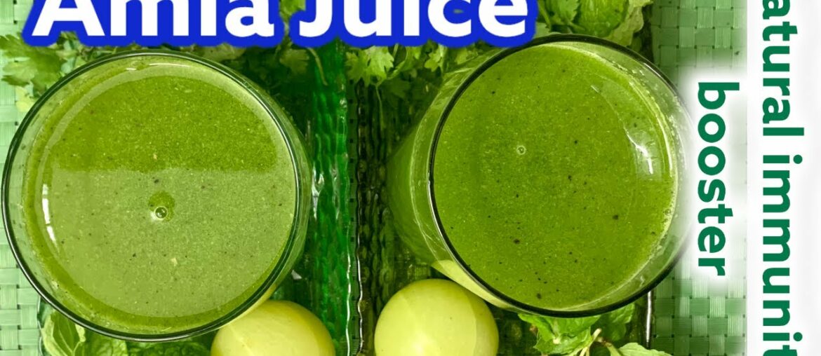 Make healthy Amla Juice in 2 mins | Rich in Vitamin C and Natural Immunity booster !