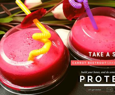 Carrot Beetroot Grayfruit Ginger The Proteins Shake Reciepe | How To Make The Proteins Shake Recipe
