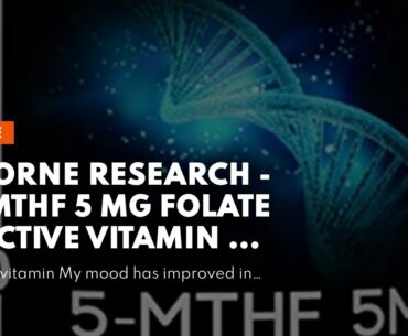 Thorne Research - 5-MTHF 5 mg Folate - Active Vitamin B9 Folate Supplement - 60 Capsules
