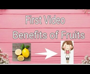 Benefits of fruits