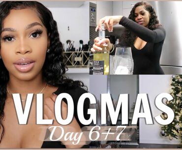 VLOGMAS: GRWM + MINI PLAYLIST, TRYING NEW WINES, TREE DECORATING FAIL