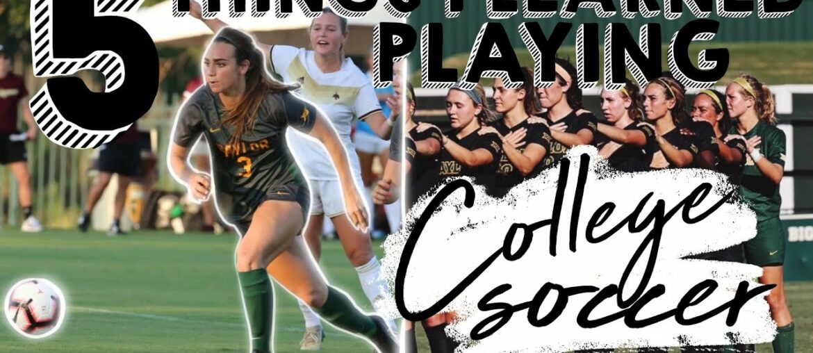 5 THINGS I LEARNED PLAYING D1 COLLEGE SOCCER | secrets to fitness & nutrition