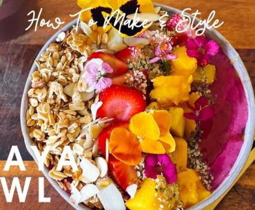 How To Make & Style a Pitaya (Dragonfruit) Bowl | Wellness in a Bowl | It's Me YCB