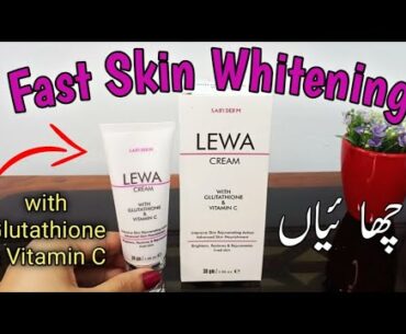 Fast skin Lightning,whitening cream with Glutathione & vitamin C | medicated skin Whitening Cream