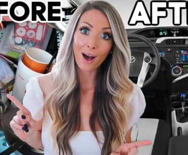 EXTREME CAR CLEAN & DECLUTTER | COMPLETE DISASTER | So Embarrassing!!!