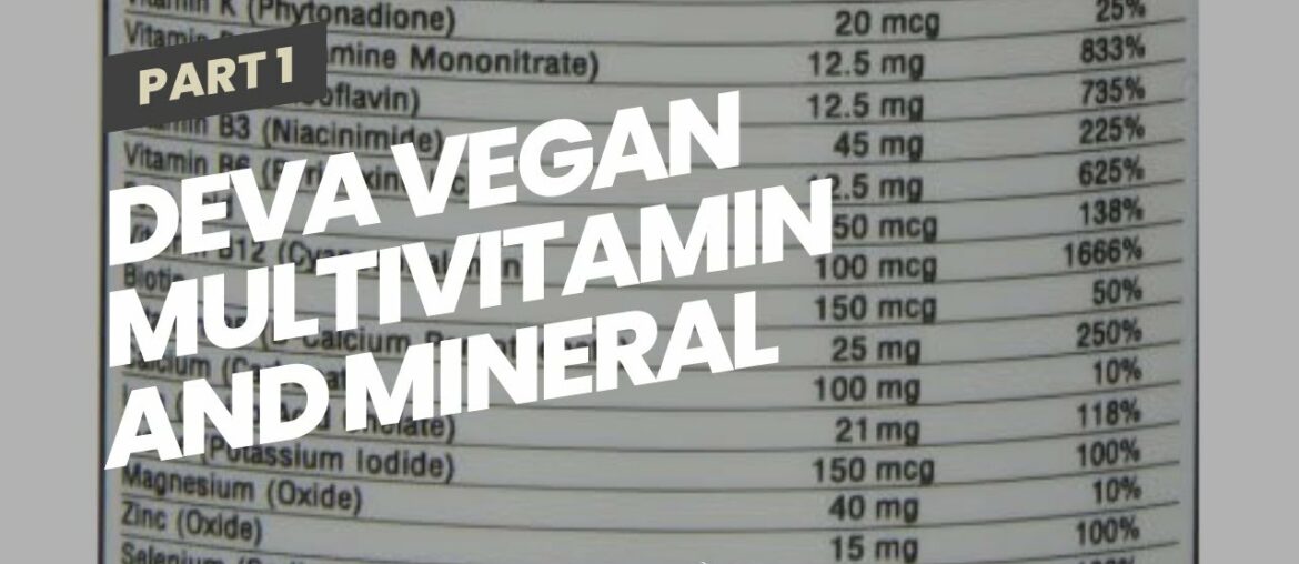 Deva Vegan Multivitamin and Mineral Supplement with Iron Free -- 90 Tablets