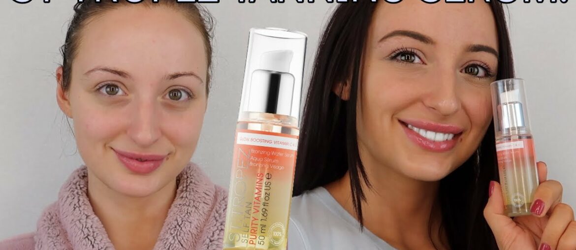 ST TROPEZ SELF TAN PURITY VITAMINS FACE SERUM HONEST REVIEW + DEMO! | SELF TANNER REVIEW!