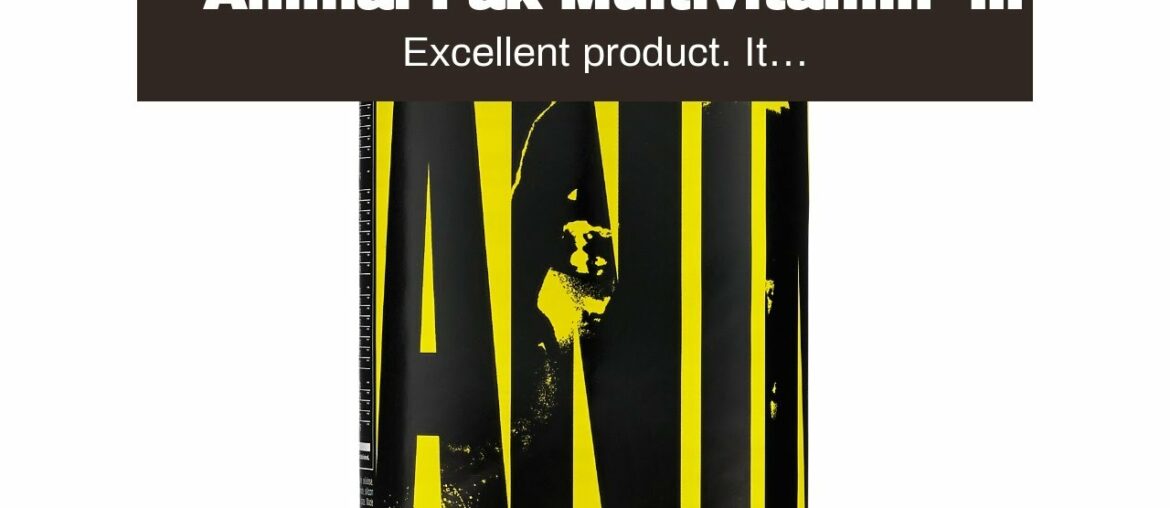 Animal Pak Multivitamin - Sports Nutrition Vitamins with Amino Acids, Antioxidants, Digestive E...