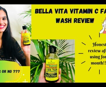 Bella Vita Vitamin C Face Wash Review | My Honest Review | Nimishas Lively Lifestyle