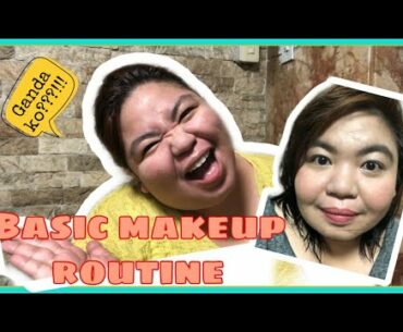 MY BASIC MAKEUP FOR THE DAY