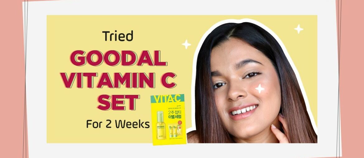 2 weeks transformation with GOODAL Vitamin C Set X Maccaron