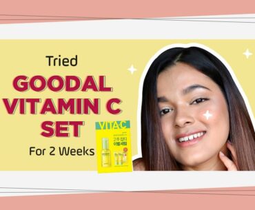 2 weeks transformation with GOODAL Vitamin C Set X Maccaron
