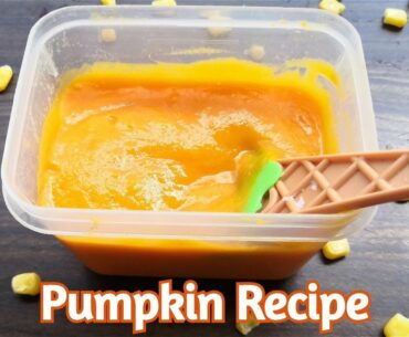Pumpkin Recipes For Baby | How To Introduce Pumpkin To Baby