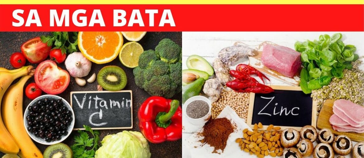 Benefits ng Vitamin C at Zinc sa Mga Bata