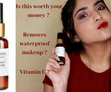 DR SHETH's Cleansing Oil with VITAMIN C & MORINGA REVIEW| Komal Bahal