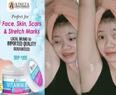 Kineza Vitamin e cream | Face and Underarm review