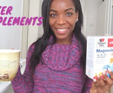 GERMANY VLOG:A DAY IN MY LIFE /MY DAILY SUPPLEMENTS,VITAMINS DURING WINTER