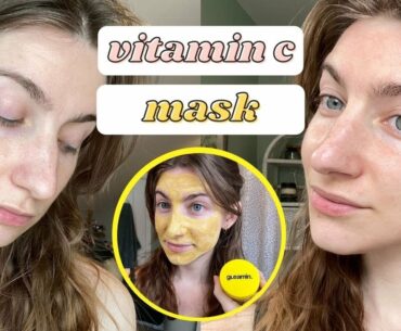 Gleamin Vitamin C Face Mask For Bright Glowing Skin
