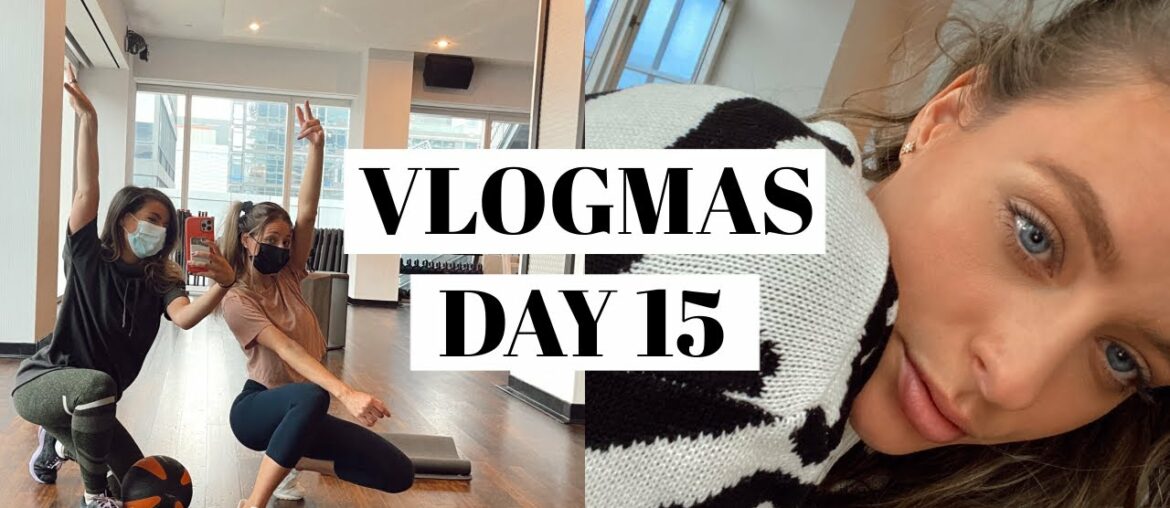 VLOGMAS DAY 15: minimal makeup routine, training leg day, & my happy pills