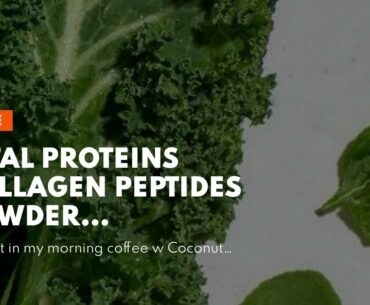 Vital Proteins Collagen Peptides Powder Supplement with Madagascar Vanilla Beans, Coconut, Hyal...