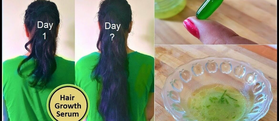 Aloevera Gel + Vitamin E Oil Hair Growth Serum to get Long Hair with Coconut oil & Amla Oil