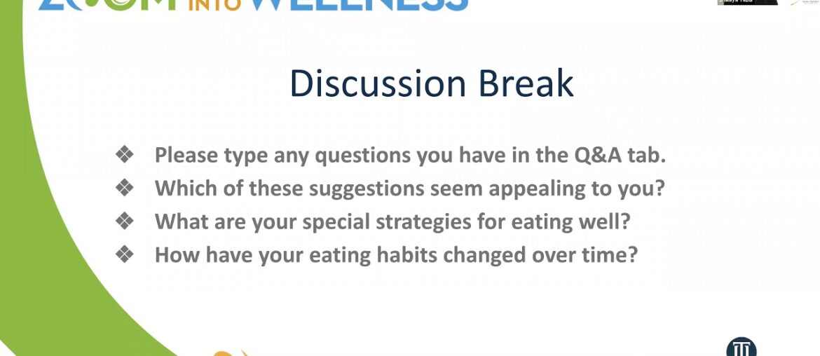 Zoom into Wellness: Wellness when you're busy