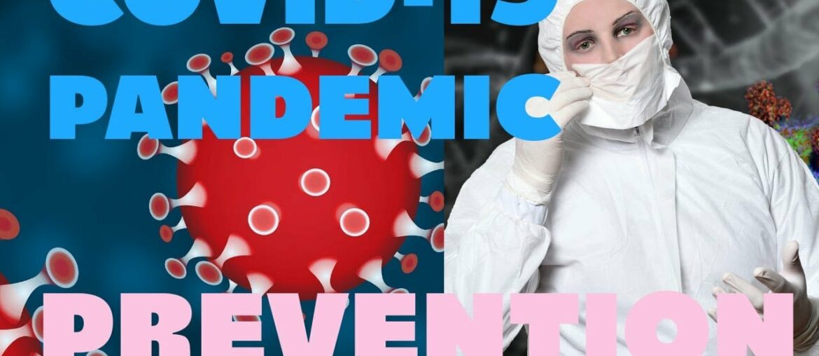 Covid-19 Pandemic Corona Virus Prevention. Stay Home, Hand Washing, Sanitizer, Mask & Distancing.