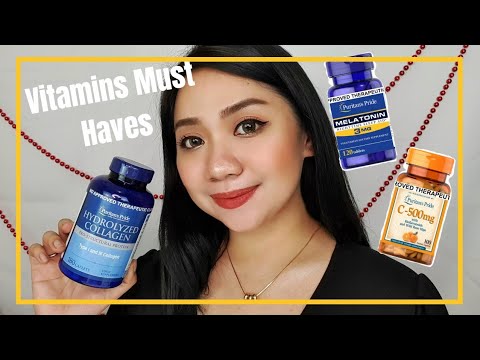 PURITANS PRIDE HYDROLYZED COLLAGEN,VITAMIN C AND MELATONIN REVIEW|RalitsaJH