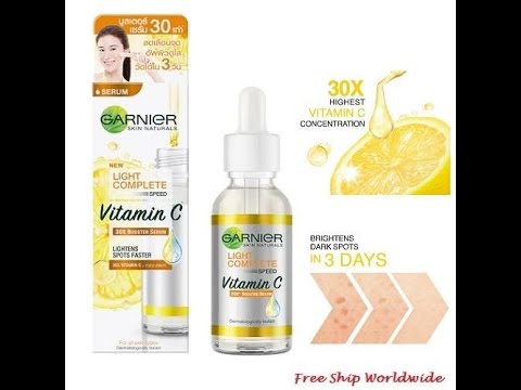GARNIER VITAMIN C SERUM REVIEW |  BEST SERUM FOR SKIN | BEST SKIN CARE ROUTINE |