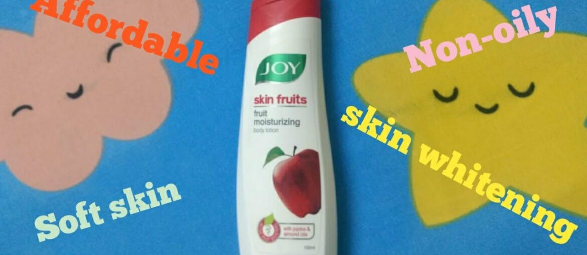Joy Almond n Jojoba oil bodylotion Review|Best affordable body lotion for Winter with vitamin E