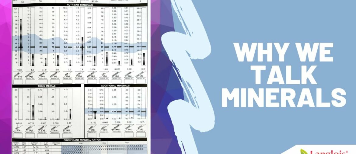 Why do we talk about your MINERALS instead of vitamins?