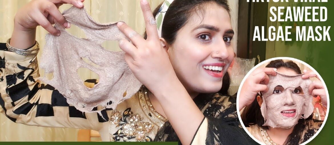 Tiktok Viral Seaweed Algae Mask | Japanese Algae Mask Beauty Secret