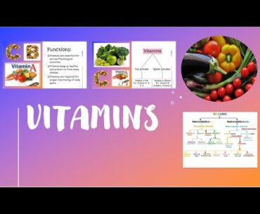A Component Of Food: Vitamins