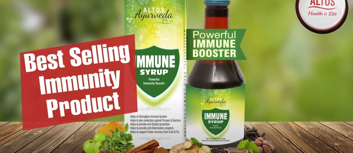 Altos Immune Syrup(Powerful Immune Booster) a blend of 11 ayurvedic herbs.