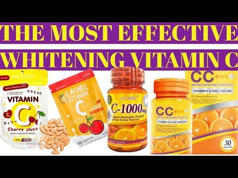 BEST WHITENING VITAMIN C/ MOST EFFECTIVE VITAMIN C/Ascorbic/ Lachel/ Cherry Plus/ Nano/ CC Vitamin C