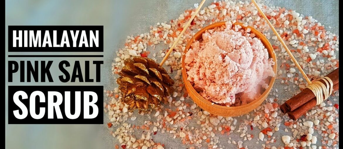 DIY: HIMALAYAN PINK SALT SCRUB RECIPE WITH LAVENDER ESSENTIAL OIL