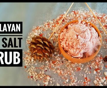 DIY: HIMALAYAN PINK SALT SCRUB RECIPE WITH LAVENDER ESSENTIAL OIL