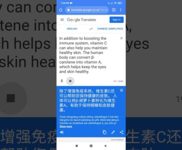 vitamin C / vitamin A