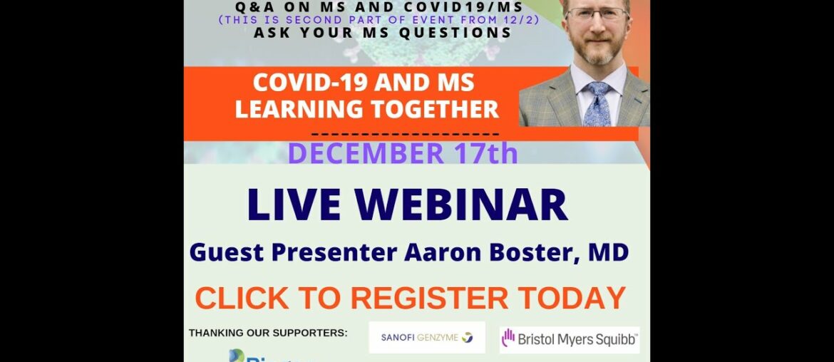 Q&A on Multiple Sclerosis (MS), COVID-19, the Vaccines and More