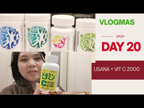SUPPLEMENTS WE TAKE | USANA + VITAMIN C 2000 JAPAN | VLOGMAS DAY 20
