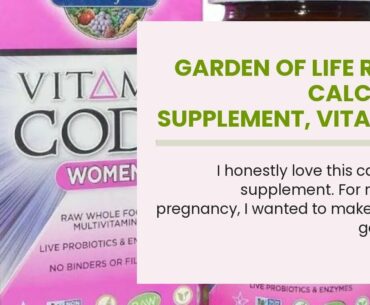 Garden of Life Raw Calcium Supplement, Vitamin Code Whole Food Calcium Vitamin for Bone Health,...
