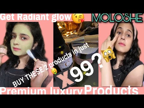 Get Radiant Glow|MOLOSHE VITAMIN C FACIAL SERUM & DETOXIFY FACE MASK| Touchup Girl