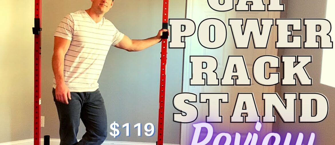 Cap Barbell Power Rack Exercise Stand Review and Demo Exercises