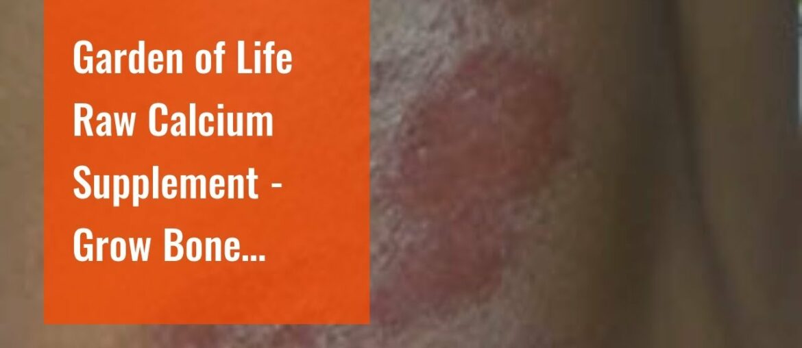 Garden of Life Raw Calcium Supplement - Grow Bone System Whole Food Vitamin with Strontium, Veg...