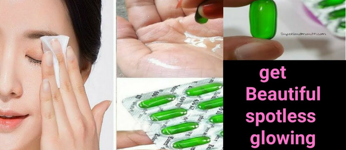 Vitamin E oil skin Treatment | Get Beautiful,spotless, glowing skin | AniStyle