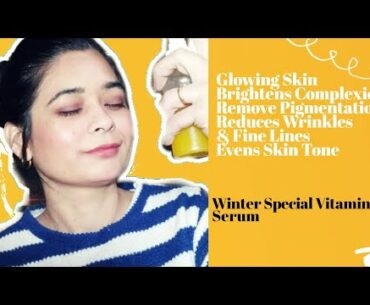 7 Days Challenge | Vitamin C Serum Se Skin ab Kali Nahi Padegi | DIY Serum in hindi