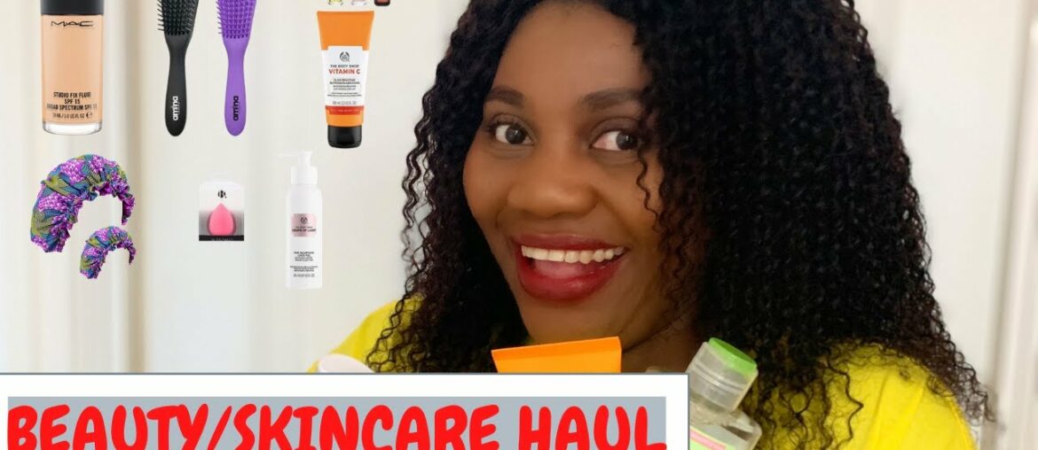 BEAUTY/SKINCARE HAUL|MAC, THEBODYSHOP, AMINA LONDON,VERSACE |BARGAIN SHOPPING