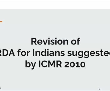 Recommended Dietary Allowance 2010 (Revision) | NTA UGC NET/JRF Home Science | Nutrition & Dietetics
