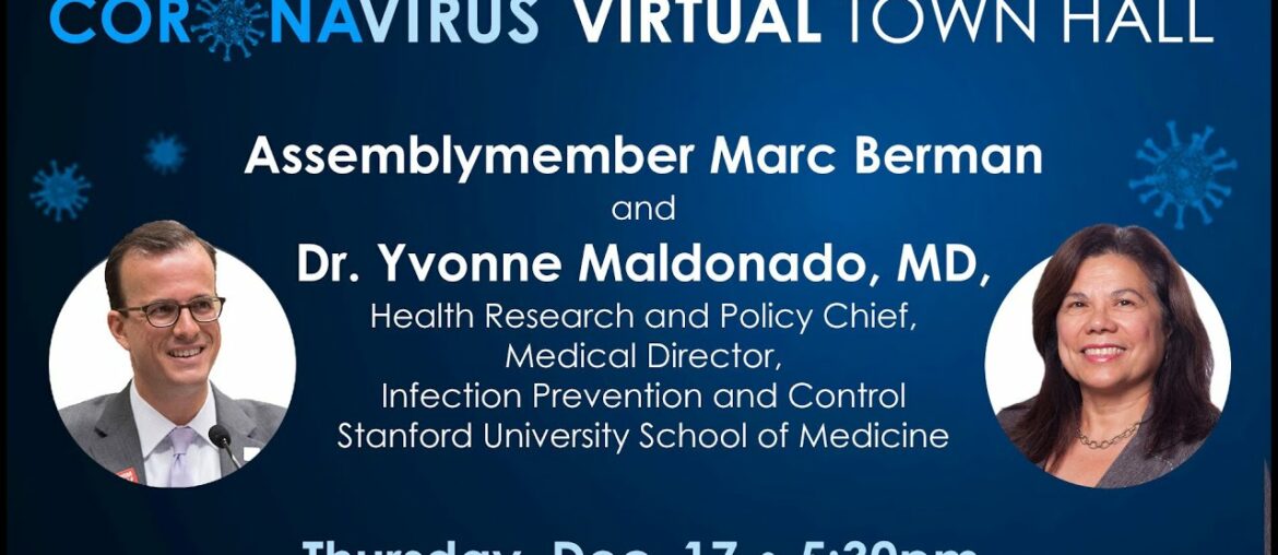 Assemblymember Marc Berman Covid-19 Town Hall