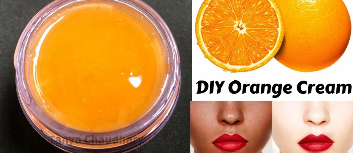 DIY Vitamin C / Orange Cream | Skin Whitening & Anti-Aging Cream | Lighten Dark Spots & Blemishes